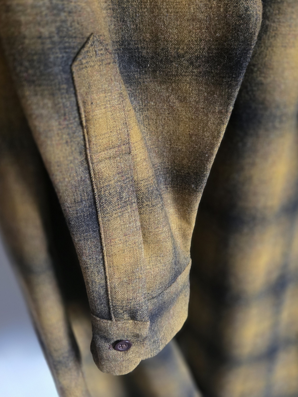 Pendleton Men's Olive Plaid Wool Jacket - Picture 6 of 14